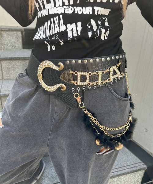 d.i.a. オメガバックルチェーンベルト オメガバックルチェーンベルト（ベルト）｜d.i.a.（ダイヤ）の