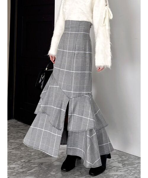 dazzlin バックレースアップアシメマーメイドスカート バックレースアップアシメマーメイドスカート（スカート