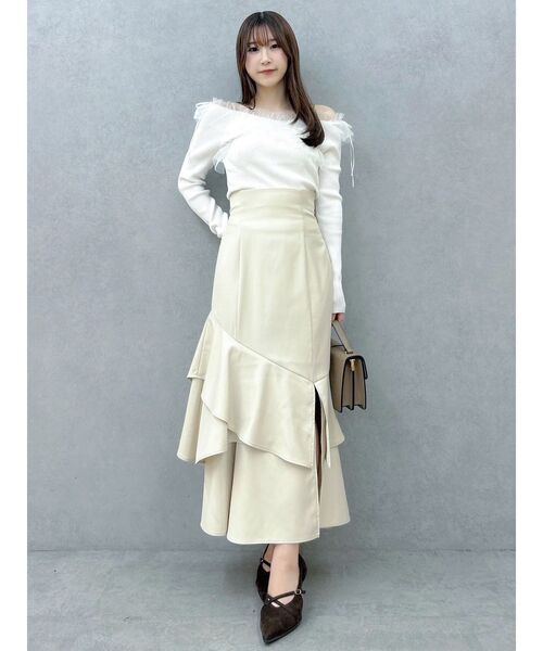 dazzlin バックレースアップアシメマーメイドスカート バックレースアップアシメマーメイドスカート（スカート