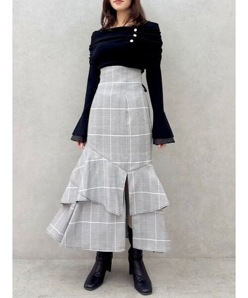 dazzlin（ダズリン）の「バックレースアップアシメマーメイドスカート（スカート・レディース・その他1/ブラウン/アイボリー/ブラック・SMALL/MEDIUM）」の18枚目の写真