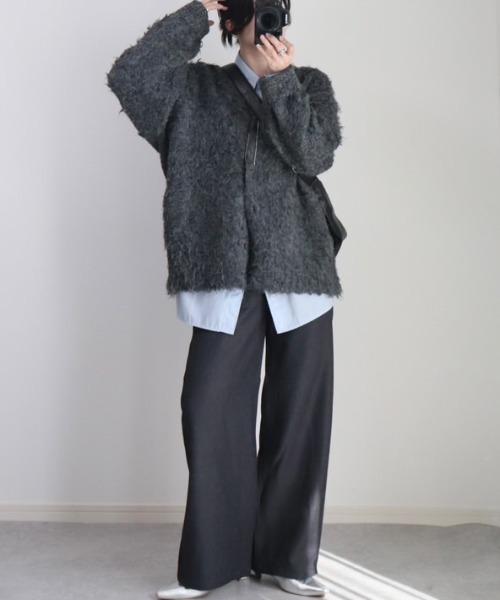 LBC（エルビーシー）の「ベーカーワイドストレートパンツ（その他パンツ・レディース・カーキ/チャコール/ブラウン・M/L）」の18枚目の写真