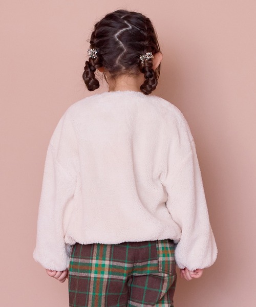 Life Support Products（ライフサポートプロダクツ）の「ボアバルーンジャケット（その他アウター・キッズ・ライトグリーン/ピンク/チャコール/オフホワイト・100/140/130/110/95/90/120/80/150）」の10枚目の写真