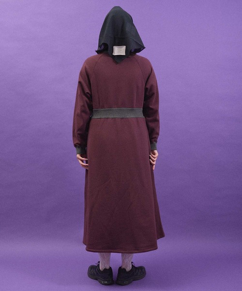 I am I in fact...（アイアムアイインファクト）の「SWEAT RIB flare onepiece（ワンピース・レディース・グレー/ブラック/ボルドー・FREE）」の10枚目の写真