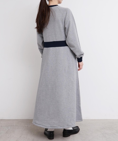 I am I in fact...（アイアムアイインファクト）の「SWEAT RIB flare onepiece（ワンピース・レディース・グレー/ブラック/ボルドー・FREE）」の14枚目の写真