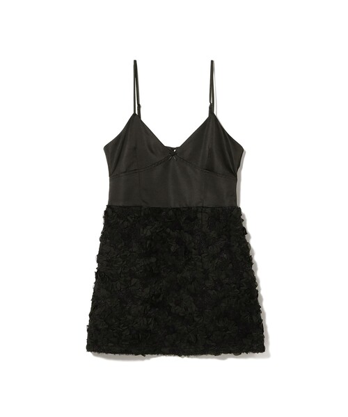 Ray BEAMS（レイビームス）の「テープ刺繍 キャミソール ワンピース（ワンピース・レディース・ブラック・0/1）」の7枚目の写真