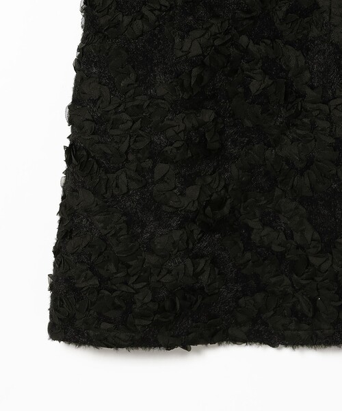 Ray BEAMS（レイビームス）の「テープ刺繍 キャミソール ワンピース（ワンピース・レディース・ブラック・0/1）」の9枚目の写真