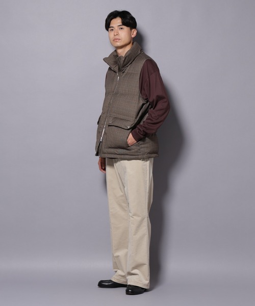 NANO universe(ナノユニバース)の「AIRコーデュロイ ライトフレアパンツ/STRETCH(セットアップ可)(スラックス・メンズ・グレー/ブラック/ライトベージュ/ダークブラウン・M/L/S)」の9枚目の写真