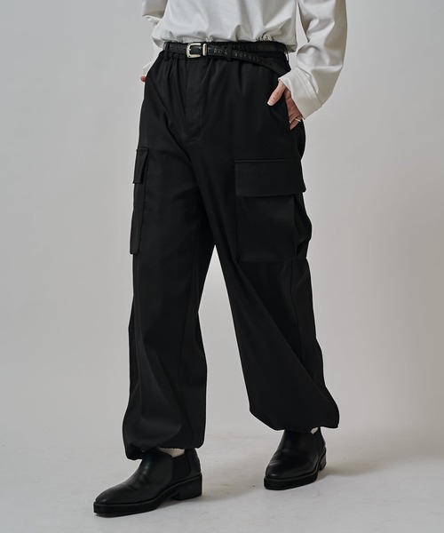 Lui's(ルイス)の「ハイツイストカーゴパンツ(カーゴパンツ・メンズ・ネイビー/チャコールグレー/ブラック・M/S)」の2枚目の写真