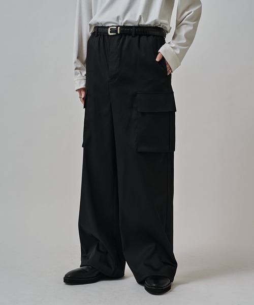 Lui's(ルイス)の「ハイツイストカーゴパンツ(カーゴパンツ・メンズ・ネイビー/チャコールグレー/ブラック・M/S)」の4枚目の写真