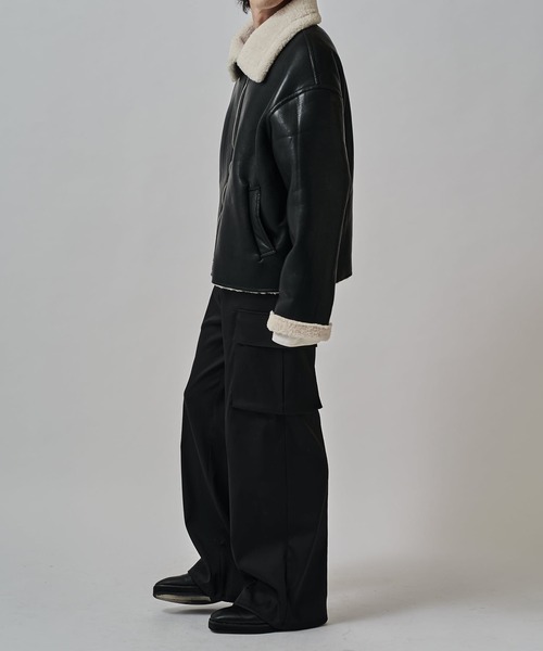 Lui's(ルイス)の「ハイツイストカーゴパンツ(カーゴパンツ・メンズ・ネイビー/チャコールグレー/ブラック・M/S)」の9枚目の写真