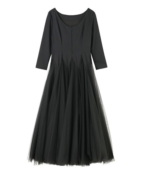 JENNE（ジェンヌ）の「チュール切り替えワンピース（ワンピース・レディース・ホワイト/ブラック・LARGE/MEDIUM/SMALL）」の15枚目の写真