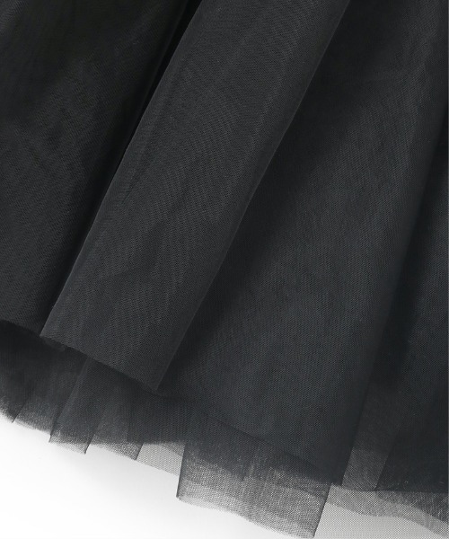 JENNE（ジェンヌ）の「チュール切り替えワンピース（ワンピース・レディース・ホワイト/ブラック・LARGE/MEDIUM/SMALL）」の18枚目の写真
