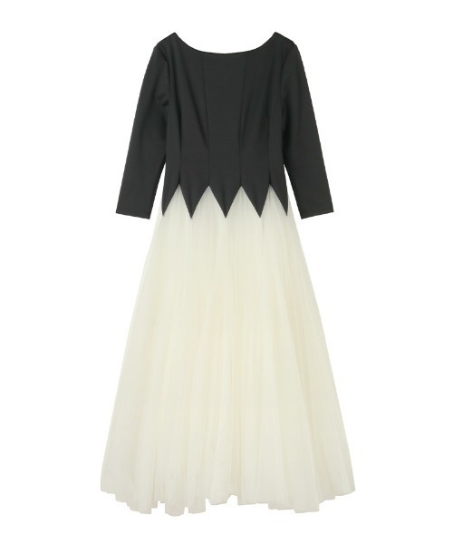 JENNE（ジェンヌ）の「チュール切り替えワンピース（ワンピース・レディース・ホワイト/ブラック・LARGE/MEDIUM/SMALL）」の19枚目の写真
