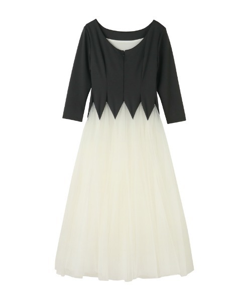 JENNE（ジェンヌ）の「チュール切り替えワンピース（ワンピース・レディース・ホワイト/ブラック・LARGE/MEDIUM/SMALL）」の20枚目の写真
