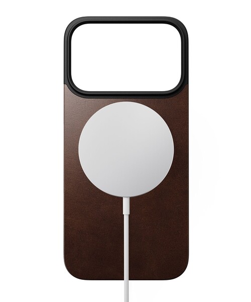 NOMAD（ノマド）の「NOMAD / Magnetic Leather Back iPhone17 Pro（スマホケース/カバー・レディース・ブラック/ブラウン・ONE SIZE）」の7枚目の写真
