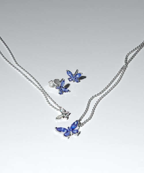 PANDORA 青い蝶 ネックレス PANDORA 青い蝶 ネックレス
