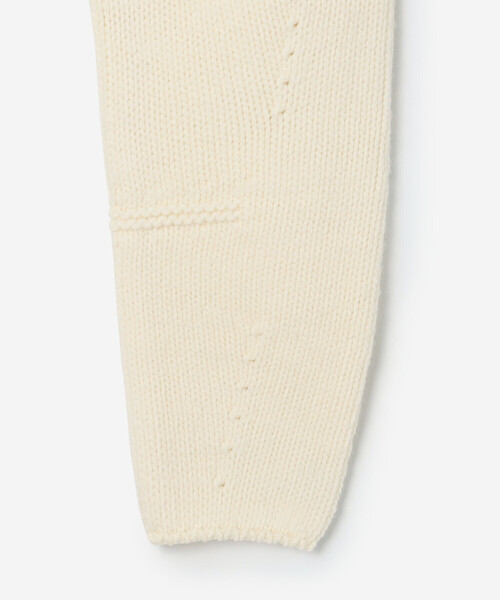 UNFIL（アンフィル）の「UNFIL | メリノウール チャンキーニットカーディガン WOMEN（カーディガン/ボレロ・レディース・パープル系その他/オフホワイト・1）」の10枚目の写真