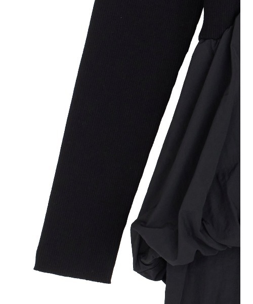 セール】BALLOON DETAIL KNIT DOCKING DRESS（ワンピース）｜Ameri