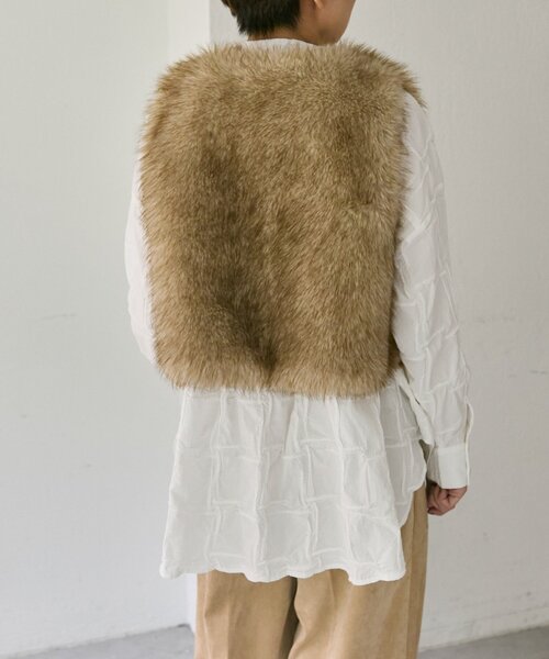 ear PAPILLONNER（イアパピヨネ）の「ブロックブラウス【SUM1 STYLE