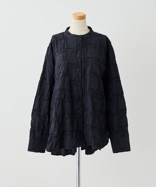 ブロックブラウス イアパピヨネ（黒・白） セール】ブロックブラウス【SUM1 STYLE】（シャツ/ブラウス）｜ear