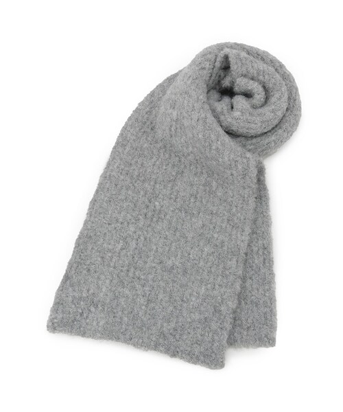 SHOO・LA・RUE（シューラルー）の「ミックス調マフラー（ストール/ショール・レディース・グレー/アイボリー/ブルー系その他・00）」の2枚目の写真