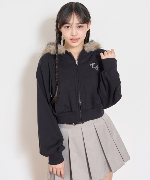 LTXC】【セット可】ファー2WAYZIPパーカ（パーカー）｜LOVETOXIC