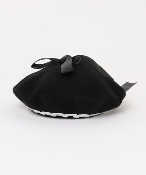 セール】リボンレースベレー帽（ハンチング/ベレー帽）｜Catherine