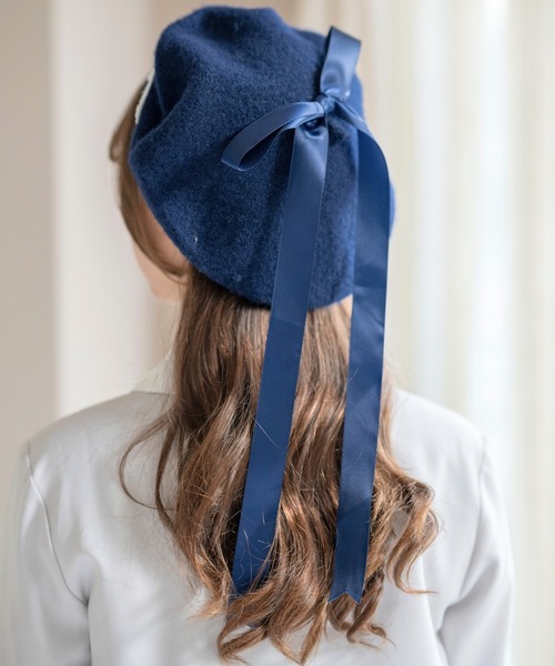 セール】リボンレースベレー帽（ハンチング/ベレー帽）｜Catherine