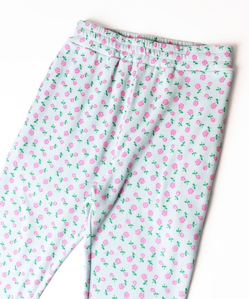 HOLIDAY（ホリデイ）の「SUPER RIB PANTS (FLOWER) スーパーリブパンツ (フラワー)（その他パンツ・レディース・ブルー/チャコールグレー・1/0）」の4枚目の写真