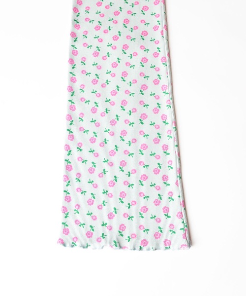HOLIDAY（ホリデイ）の「SUPER RIB PANTS (FLOWER) スーパーリブパンツ (フラワー)（その他パンツ・レディース・ブルー/チャコールグレー・1/0）」の8枚目の写真