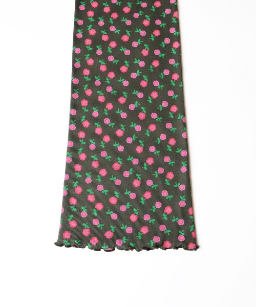 HOLIDAY（ホリデイ）の「SUPER RIB PANTS (FLOWER) スーパーリブパンツ (フラワー)（その他パンツ・レディース・ブルー/チャコールグレー・1/0）」の9枚目の写真