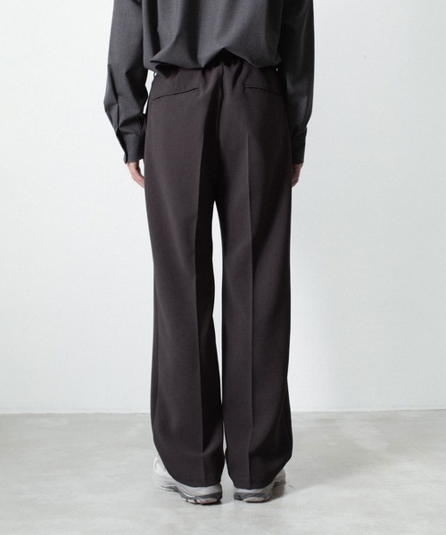 ATTACHMENT（アタッチメント）の「PE ストレッチ ダブルクロス ベルテッド ストレートトラウザーズ / PE STRETCH DOUBLE CLOTH BELTED STRAIGHT TROUSERS（スラックス・メンズ・ダークブラウン/ライトグレー/ブラック・3/2/1）」の19枚目の写真