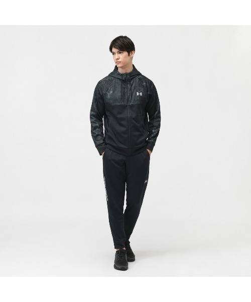 UNDER ARMOUR（アンダーアーマー）の「アンダーアーマー  UAアーマーフリース カモ フルジップ フーディー（ジャージ・メンズ・カーキ/ブラック・S/M/L/LL/3L）」の5枚目の写真