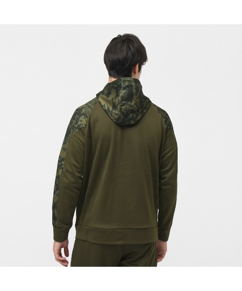 UNDER ARMOUR（アンダーアーマー）の「アンダーアーマー  UAアーマーフリース カモ フルジップ フーディー（ジャージ・メンズ・カーキ/ブラック・S/M/L/LL/3L）」の3枚目の写真