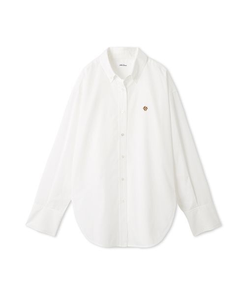 Mila Owen（ミラオーウェン）の「キャンペーンシャツ（シャツ/ブラウス・レディース・ホワイト/ブラウン/ラベンダー/ターコイズブルー/ブルー・F）」の2枚目の写真