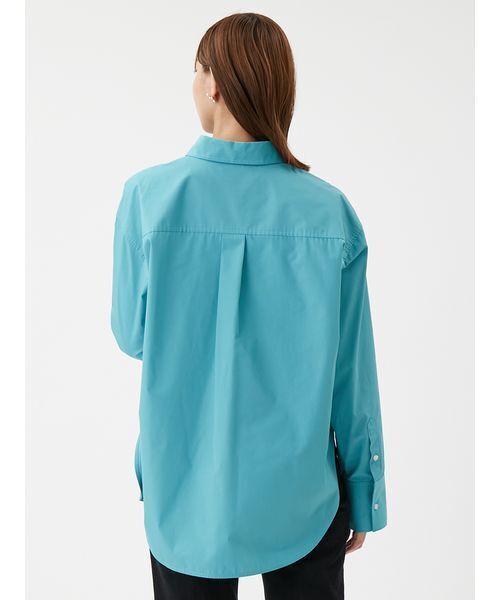 Mila Owen（ミラオーウェン）の「キャンペーンシャツ（シャツ/ブラウス・レディース・ホワイト/ブラウン/ラベンダー/ターコイズブルー/ブルー・F）」の10枚目の写真