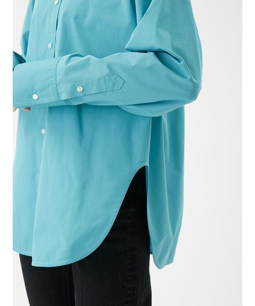 Mila Owen（ミラオーウェン）の「キャンペーンシャツ（シャツ/ブラウス・レディース・ホワイト/ブラウン/ラベンダー/ターコイズブルー/ブルー・F）」の13枚目の写真