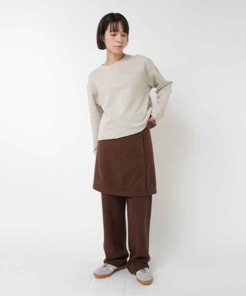 RNA-N(アールエヌエーエヌ)の「M2561 トンプキンプルオーバー(Tシャツ/カットソー・レディース・ブラウン/グレー/ブルー・FREE)」の11枚目の写真