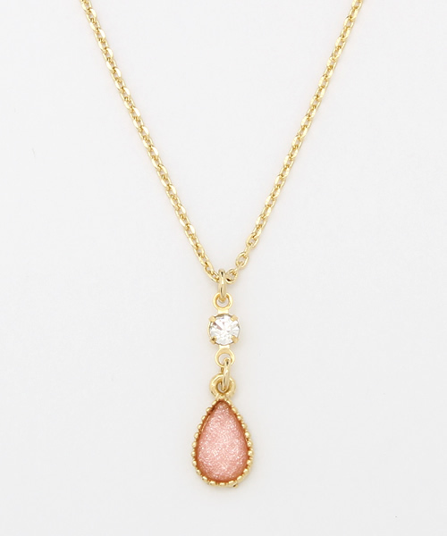 チャイハネ（チャイハネ）の「【チャイハネ】カラーティアーズネックレス（ネックレス・レディース・アクア/ホワイト/グリーン/サーモンピンク/ワインレッド/ブラック/ダークパープル/パープル/イエロー/ブラウン・FREE）」の9枚目の写真