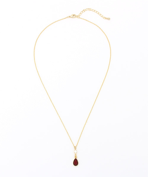 チャイハネ（チャイハネ）の「【チャイハネ】カラーティアーズネックレス（ネックレス・レディース・アクア/ホワイト/グリーン/サーモンピンク/ワインレッド/ブラック/ダークパープル/パープル/イエロー/ブラウン・FREE）」の14枚目の写真