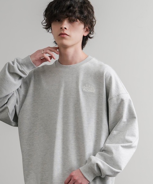 THE NORTH FACE(ザノースフェイス)の「日本未展開モデル THE NORTH FACE ザ・ノースフェイス WHITE LABEL ホワイトレーベル TNF GO-TO SWEATSHIRTS ワンポイントロゴ刺繍クルーネック長袖スウェットトレーナー(スウェット・メンズ・ブラック/ダークグレー/ローズ/グレー・M/L/XL/XXL/S)」の14枚目の写真