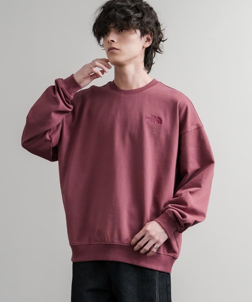 THE NORTH FACE(ザノースフェイス)の「日本未展開モデル THE NORTH FACE ザ・ノースフェイス WHITE LABEL ホワイトレーベル TNF GO-TO SWEATSHIRTS ワンポイントロゴ刺繍クルーネック長袖スウェットトレーナー(スウェット・メンズ・ブラック/ダークグレー/ローズ/グレー・M/L/XL/XXL/S)」の21枚目の写真