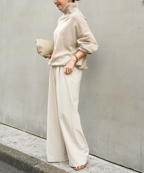 Deuxieme Classe（ドゥーズィエムクラス）の「イージー ワイド パンツ2（その他パンツ・レディース・ベージュ・34/36/38）」の2枚目の写真