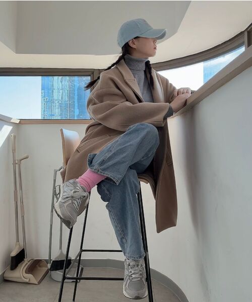 AGOD(エージーオーディー)の「イージーワイドデニムパンツ【ミディアムブルー】(デニムパンツ・レディース・その他・MEDIUM/LARGE/X-LARGE/X-SMALL/SMALL)」の12枚目の写真
