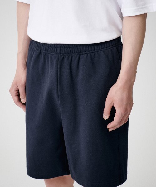 MUSINSA STANDARD（ムシンサスタンダード）の「スウェットショーツ[ネイビー]（その他パンツ・メンズ・その他・X-LARGE/XX-LARGE/SMALL/MEDIUM/LARGE）」の4枚目の写真