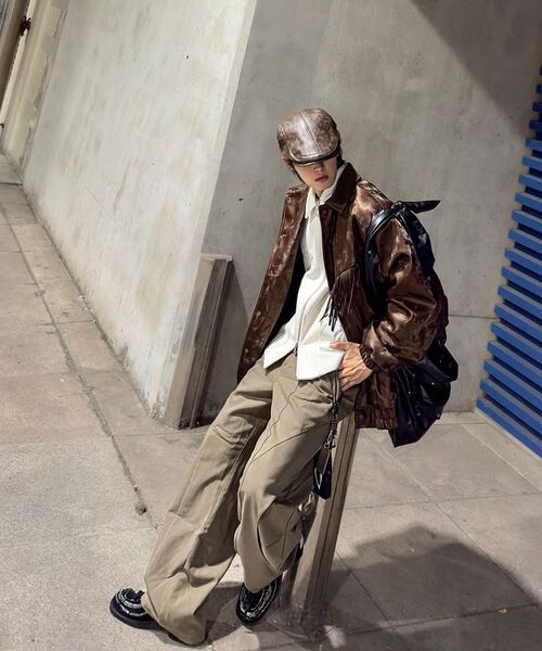 RSSC（アールエスエスシー）の「SUEDE FRINGE LEATHER JUMPER - BROWN（ライダースジャケット・レディース・ブラウン・1/2/0）」の10枚目の写真