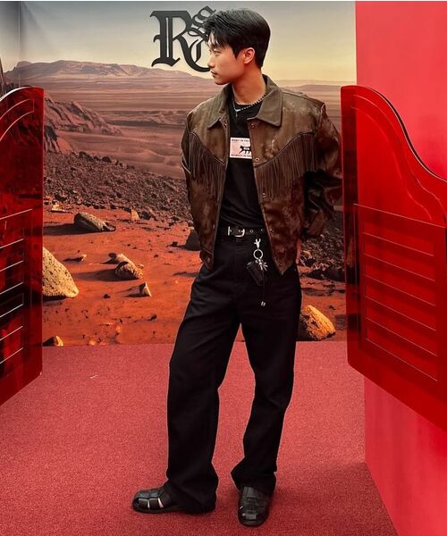 RSSC（アールエスエスシー）の「SUEDE FRINGE LEATHER JUMPER - BROWN（ライダースジャケット・レディース・ブラウン・1/2/0）」の15枚目の写真
