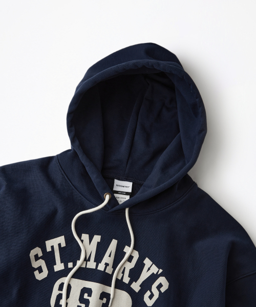OUTSTANDING（アウトスタンディング）の「V.S.C HOOD SWEAT(MARYS)_NAVY（パーカー・レディース・その他・MEDIUM/LARGE/SMALL）」の3枚目の写真