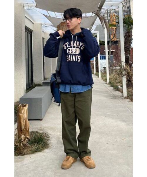 OUTSTANDING（アウトスタンディング）の「V.S.C HOOD SWEAT(MARYS)_NAVY（パーカー・レディース・その他・MEDIUM/LARGE/SMALL）」の12枚目の写真