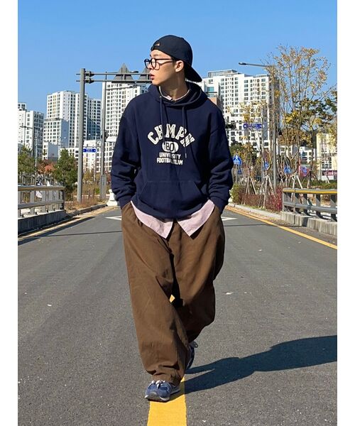 OUTSTANDING（アウトスタンディング）の「V.S.C HOOD SWEAT(MARYS)_NAVY（パーカー・レディース・その他・MEDIUM/LARGE/SMALL）」の14枚目の写真